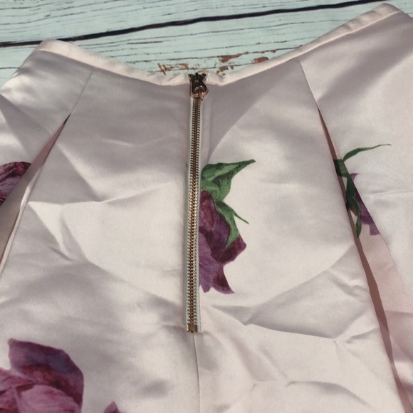 Ted Baker Pink A-Line Mini Skirt Cocktail - Picture 12 of 14